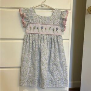 Girls Smockingbird Embroidered Dress